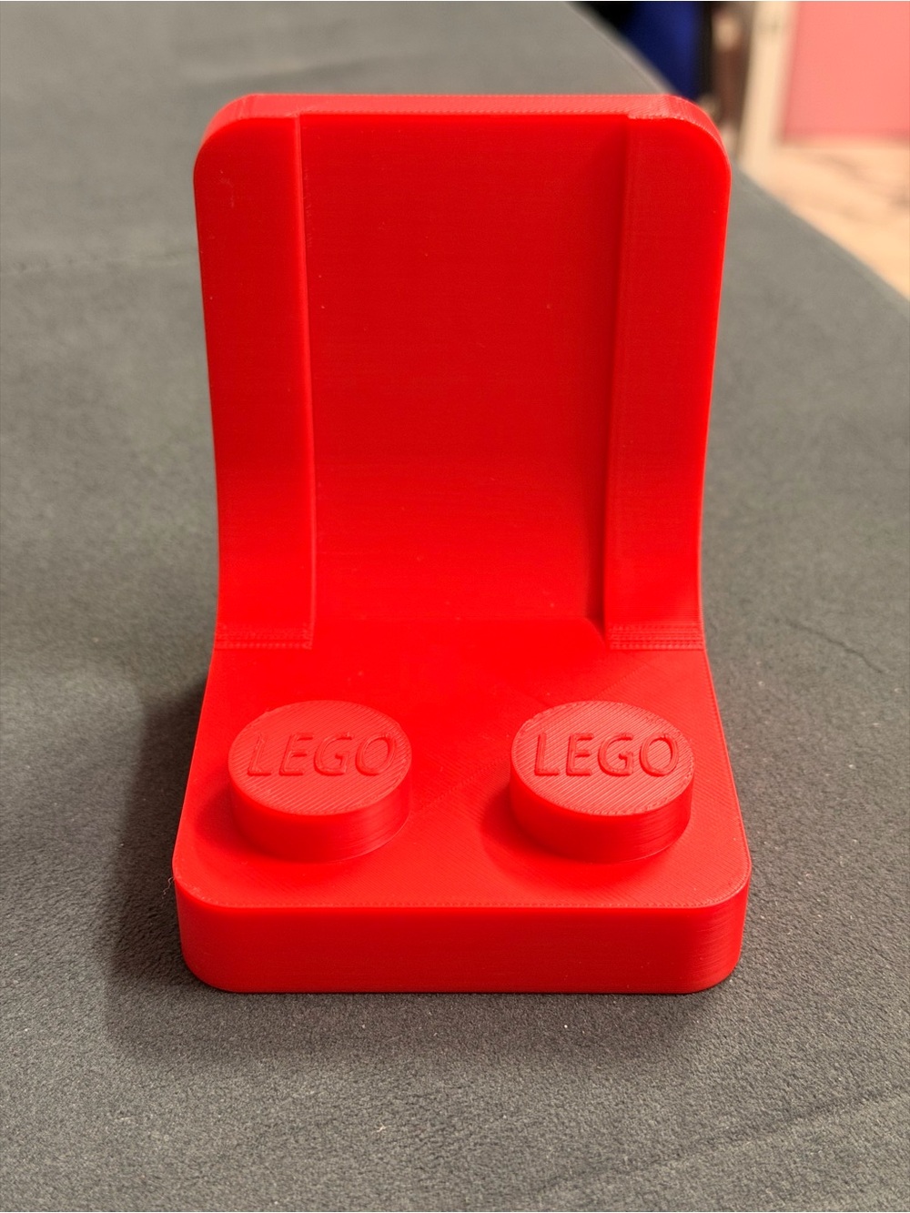 Lego Bright Red Brick-Style Phone Stand Holder
